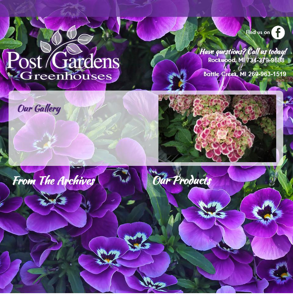 Post Gardens Greenhouse, postgardens.com